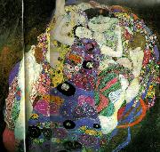 Gustav Klimt jungfrun oil